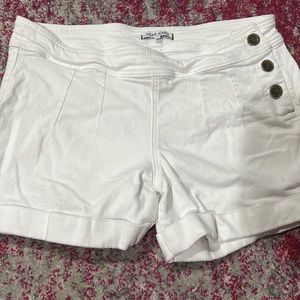 White dear John shorts